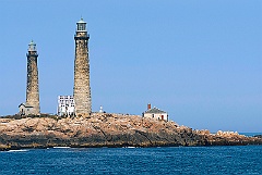 Thacher Island Twin Light Towers of Massachusetts